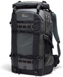 Lowepro Pro Trekker BP 650 AW II, Outdoor Camera Backpack with Recycled Fabric, Fits 800mm lenses, Weatherproof Cover, Mirrorless/DSLR Camera Case, Black/Dark Grey, Coated Main Fabric, Sealed Zippers