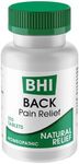 BHI Back Natural Back, Hip & Leg Pain Relief - 6 Powerful Multi-Symptom Active Homeopathic Ingredients Help Calm Back Pain, Muscle Tightness & Spasms Naturally for Women & Men - 100 Tablets