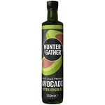 Hunter & Gather Extra Virgin Avocado Oil - 500ml | Cold Pressed, Unrefined and Bottled in UK | 100% Natural Avocado Cooking Oil | Versatile for Cooking, Drizzling & Dipping I Seed Oil Free