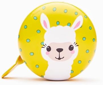 Cute Alpaca Bicycle Bell with Loud Clear Sound, Bike Bells for Adults & Kids, Durable Bike Bell for Scooters, Toddler Bikes, and Cycling Accessories by Cute Things Seattle