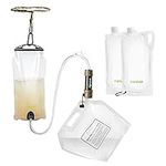 miniwell Gravity Water Filtration System. Ultralight Water Filter and Optional Accessories. TUV Proven Emergency Kit Hurricane Storm Supplies. (Water Filter with Water Reservoir and Foldable Bottles)