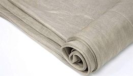 Non-Toxic Nano Silver Fiber Mesh Fabric Shielding Your Environment from WiFi Radiation Smart Meters Cell Towers Rf Protection Reducing EMF for Mosquito Netting 39"x58" inch