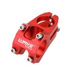 Wake 31.8 Stem 45mm Bike Stem Mountain Bike Stem Short Handlebar Stem for Most Bicycle, Road Bike, MTB, BMX, Fixie Gear, Cycling (Aluminum Alloy, Red)