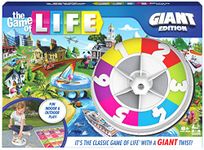 The Game of Life, Giant Edition Family Board Game Indoor/Outdoor Fun Game with Big Oversized Gameboard Cards Spinner, for Adults and Kids Ages 8 and up