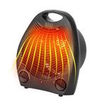 Title: BLACK+DECKER Lightweight Space Heater for Indoor Use, 1500W Infrared Heater with Overheat Protection