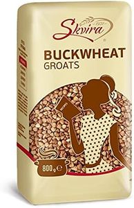 Skvira Buckwheat Groats Roasted Kasha GMO Free 800 gr / 28.22 Oz Grechka Product of Ukraine (6 Pack)