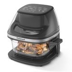 Cuisinart ClearView 4-Quart Glass Air Fryer with Glass Basket, PFAS-Free Ceramic Nonstick Crisper Plate, Digital Air Fryer, 5 Cooking Functions, 2 Custom Presets, 450°F Max, AFC-4C