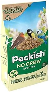 Peckish 60051272 No Grow Seed Mix for Wild Birds, 1.7 kg,package may vary