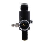 TUXING 4500PSI Paintball Air Tank Regulator Valve Guage, Durable Aluminum Paintball Regulator,for Industrial,M18*1.5, (Inlet 4500psi, Outlet 2200psi)