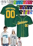 Custom Baseball Jersey - Personalized Baseball Shirts Sport Uniform for Men Women Adult Boys - Customized Make Your Own Jersey