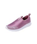 Puma Womens Kniter Slipon WNS Pale Grape-Marshmallow-White Sneaker - 5 UK (39276002)