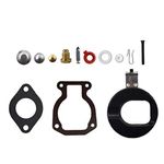 ALL-CARB Carburetor Repair Kit w/Float Replacement for Johnson Evinrude 398453 9.9 HP 15 HP 1974-1988