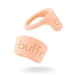 BUFFR Silicone Wedding Bands Ring Guards For Women | Ring Protector For Working Out | Rubber Rings Women Need As Engagement Rings & Wedding Bands Protector For Lifting Weights | Size 8 Pink