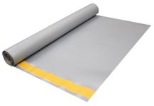 SOUND STEP Flooring Underlayment SoundStep LV Acoustical and Moisture Barrier Plank and Luxury Vinyl Tile with Self Sealing Overlap System, Black