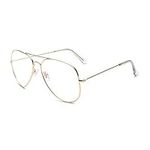 Outray Classic Metal Frame Clear Lens Glasses 2167c2 Gold