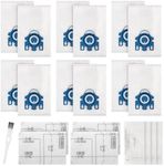 12 Pack Vacuum Bags GN AirClean Compatible with Classic C1, Complete C1 C2 C3, S227 S240 S270 S400 S2 S5 S8 Series Canister Vacuum Cleaner, Ideal for Miele C3 Vacuum Cleaners