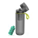 Philips GoZero Active Hydration Bottle with Adventure Filter, squeezable Water Bottle Designed to Clean Water from Natural Sources