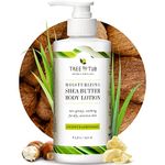 Tree To Tub Cocoa Butter Lotion for Sensitive Skin - Moisturizing Shea Butter Lotion for Extremely Dry Skin for Women & Men - Lemongrass & Coconut Body Cream w/Organic Aloe Vera, Colloidal Oatmeal