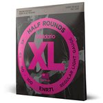 D'Addario ENR71 Half Rounds Bass Guitar Strings - Regular Light 45-100, Long Scale