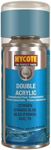 Hycote Double Acrylic Aerosol Car Spray Paint - Kyanos Blue, 150 ml