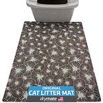 Drymate CLM2028K Cat Litter Mat, Kahopo Grey (20" by 28") Reduces Tracking