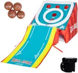 Skee Ball Game for Kids and Adults, Giant Inflatable Game, 11 Feet Long, Includes 4 Balls and Electric Air Pump, Indoor and Outdoor Games for Adults and Family, Skee Ball Arcade Game for Home, Toys