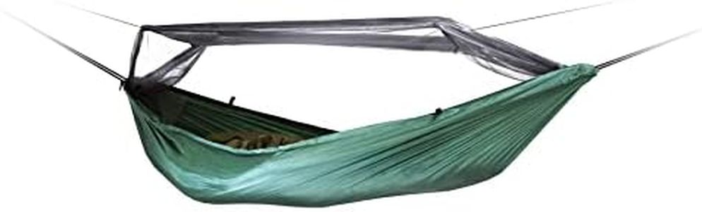DD Hammocks Travel Hammock/Bivi - Insect Proof Camping Hammock And Ground Shelter Multi-Use With Fine Bug Mesh For Hiking Adventure Olive Green