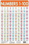 Numbers 1-100 - My First Early Learning Wall Chart: For Preschool, Kindergarten, Nursery And Homeschooling (19 Inches X 29 Inches)