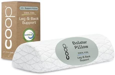 Four Position Half-Moon Bolster / Wedge Memory Foam Support Pillow with Bamboo derived Rayon and Polyester Cover - Adjustable Inserts Relieve Back Neck Knee Ankle pain - Coop Home Goods