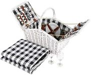 Deluxe 2 Person Picnic Basket Baske