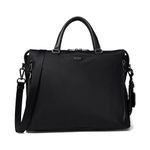 TUMI - Voyageur Kendallville Brief - Briefcase for Women & Men - Zip Entry To Padded Laptop Compartment - Fits a 14" Screen - Black/Gunmetal