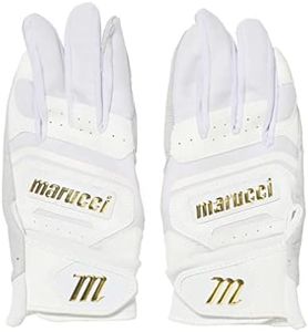 Marucci Mens MBGPTRSV2-W-AL Batting Glove, White, Adult Large US