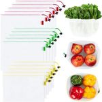 15 Pack Reusable Produce Mesh Bags 