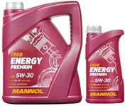 MANNOL Energy 5W30 C3 Fully Synthetic Engine Oil, 6 Litres