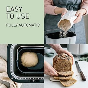 Panasonic Fully Automatic Bread Maker – 32 Programs, Yeast & Nut Dispenser, Stainless Steel