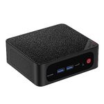 Mini PC Beelink SER5 Mini Computers AMD Ryzen 7 5800H 4.4GHz 8C/16T, 32GB RAM 500GB NVME SSD, 4K 60Hz Triple Display HDMI x2 +Type-C, Auto Power On/WOL/BT5.2/Gaming/Office/Home Serve PLEX