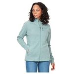 MARMOT Women's Drop Line Jacket - Casual Fleece for Camping & Backpacking, Blue Agave, Medium