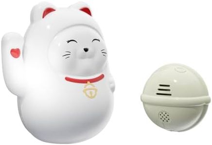 [Maneki-Neko Doorbell] Wireless Smart Doorbell Door Ring Chime for Home/Room/Classroom/Office/Business,1000ft Range, 38 Chimes, IP55 Waterproof Door Bell, Plug&Play