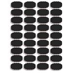 VADDA Waterproof Vinyl Black Self-Adhesive Stickers For Mason Jars Glass Bottles, Decals Craft, Kitchen Jar Labels Stickers 108 Pcs