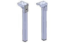 Ebco Aurora Vertical and Horizontal Folding Legs for Wall Bed Fitting -Set of 2 Pieces