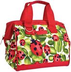 New SACHI Insulated Lunch Bag Tote Storage Container Carry Strap Leak Proof Lady Bug