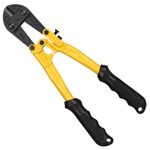 Deli DL2687 12’’ Bolt Cutter Tool Heavy-Duty 65 Molybdenum Clamp Head With Thick Insulation PVC Sleeve Easy Adjustment Drop Forged 56HRC Hardened and Tempered Cutting Edge (Pack of 1)