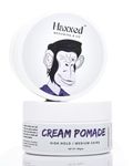 Haxxed strong hold Cream Pomade | Hair pomade wax for men | Water based | Shine wet look | Petroleum free | Strong hold medium shine | Made with natural ingredients (100gms)…