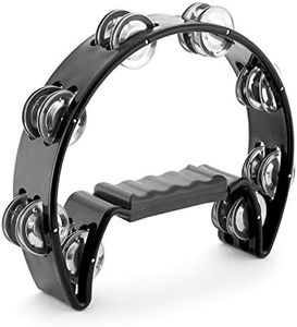 Tiger TAM14-BK Tambourin - Demi-Lune - Noir