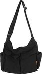 Canvas Messenger Bag Large Hobo Cro