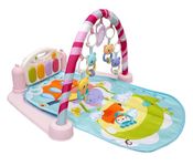 KESI Ornaments Baby Piano Play Mat for Newborns & Infants|Kick and Play Musical Gym with Lights & Sounds|Tummy Time Activity Mat with Hanging Toys| Foldable & Non-Toxic Baby Play Gym for Boys & Girls