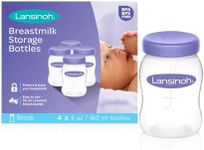 Lansinoh Breastmilk Storage Bottles, 4 Count, BPA Free and BPS Free