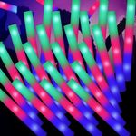 SHQDD100 PCS LED Foam Sticks, Bulk 