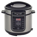 MegaChef Digital Pressure Cooker with 14 Pre-Set Multi Function Features, 6 quart