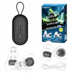 Hearprotek High Fidelity Concert Ear Plugs, Noise Reduction Music Earplugs-Hearing Protection for Musicians, DJ’s, Drummers, Percussion, Festival, Nightclub and Other Loud Events (Deep Black)